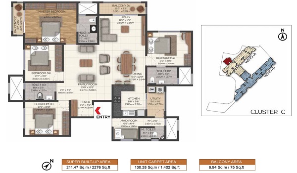 Sobha Neopolis 4 BHK Price