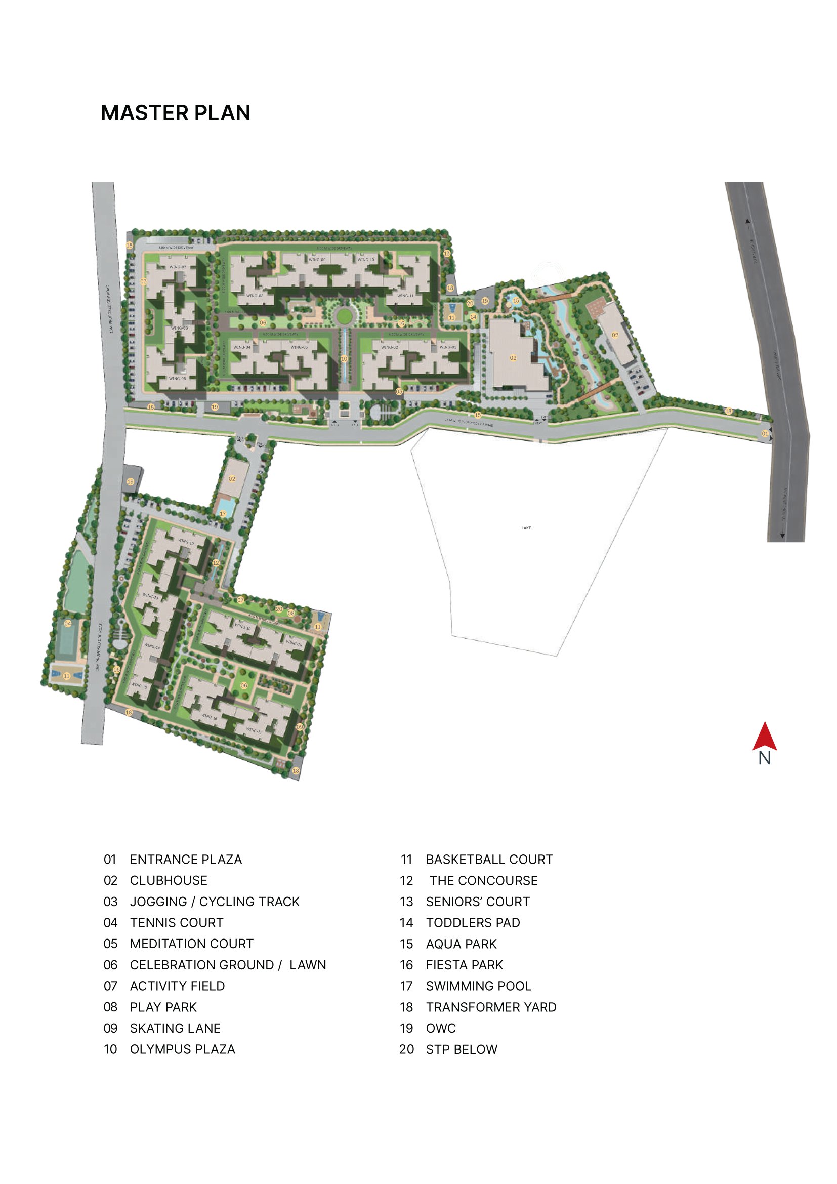 Master Plan of Sobha Neopolis Bangalore